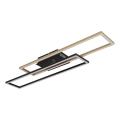 Globo - LED Ceiling light LED/30W/230V 3000K 60x80 cm black/gold