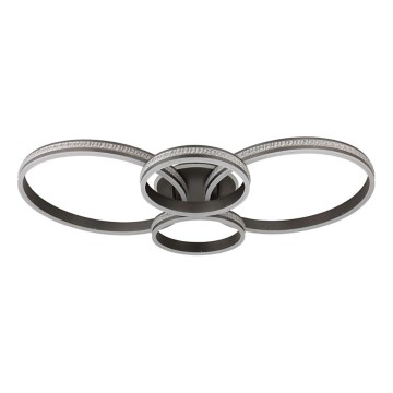 Globo - LED Ceiling light LED/39W/230V 2700/4500/6500K 106x60 cm anthracite