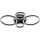 Globo - LED Ceiling light LED/40W/230V 2700/4500/6500K d. 35,5x53 cm black