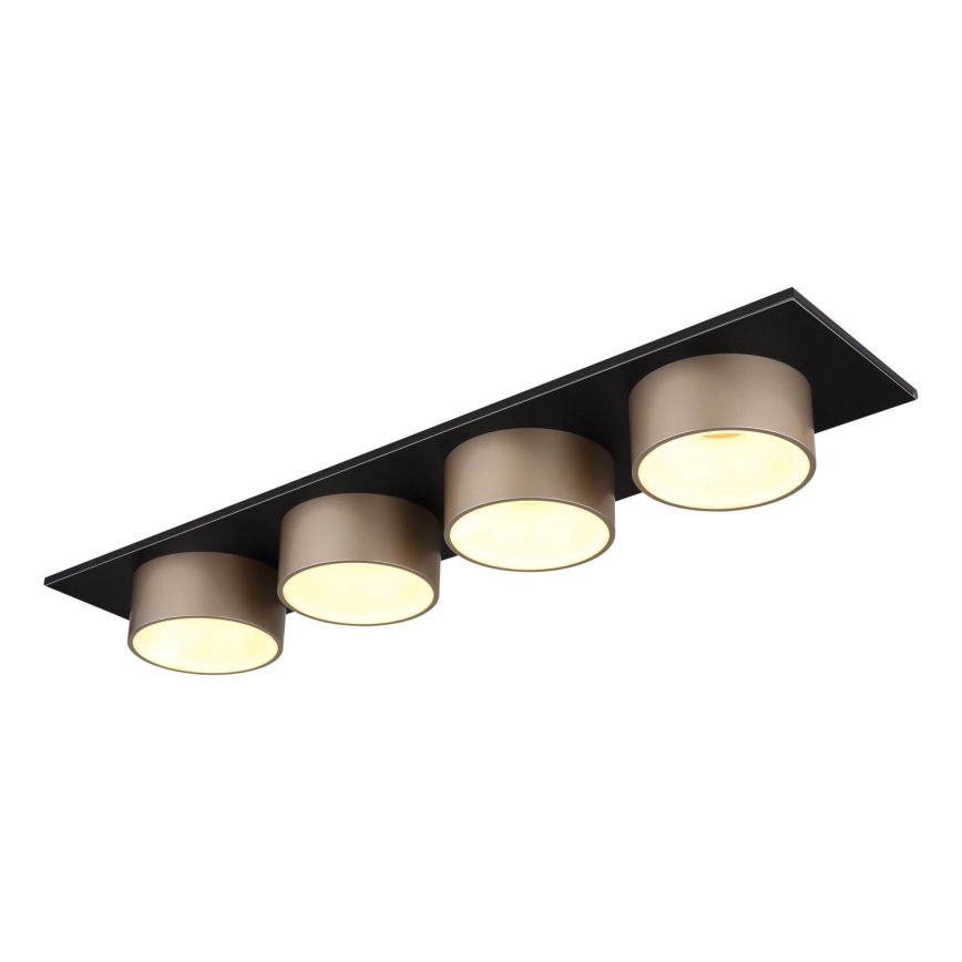 Globo - LED Ceiling Light LED/40W/230V 3000K 86x20 cm Brass finish