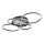 Globo - LED Ceiling Light LED/40W/230V 4000K 72x52 cm Black
