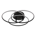 Globo - LED Ceiling light LED/40W/230V 4000K d. 45,6 cm black