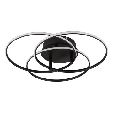 Globo - LED Ceiling light LED/40W/230V 4000K d. 45,6 cm black
