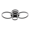 Globo - LED Ceiling Light LED/40W/230V, CCT 2700/4500/6500K, Ø 35.5 x 53 cm, black