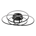 Globo - LED Ceiling light LED/55W/230V 4000K d. 51,5 cm black