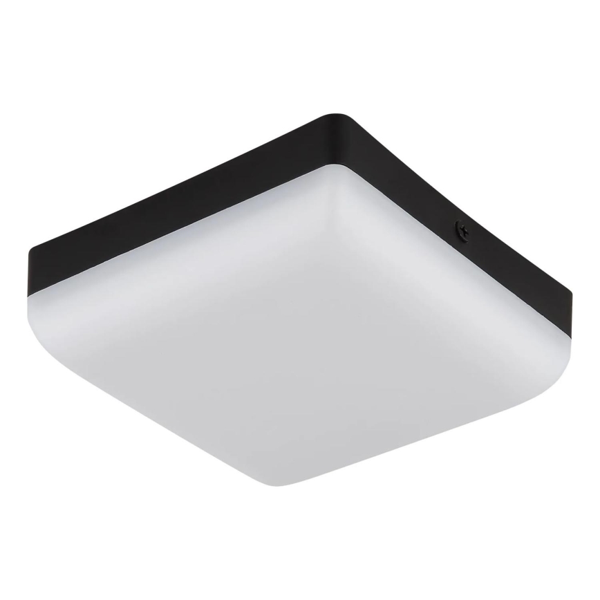 Globo - LED Ceiling light LED/8W/230V 4000K 12x12 cm black