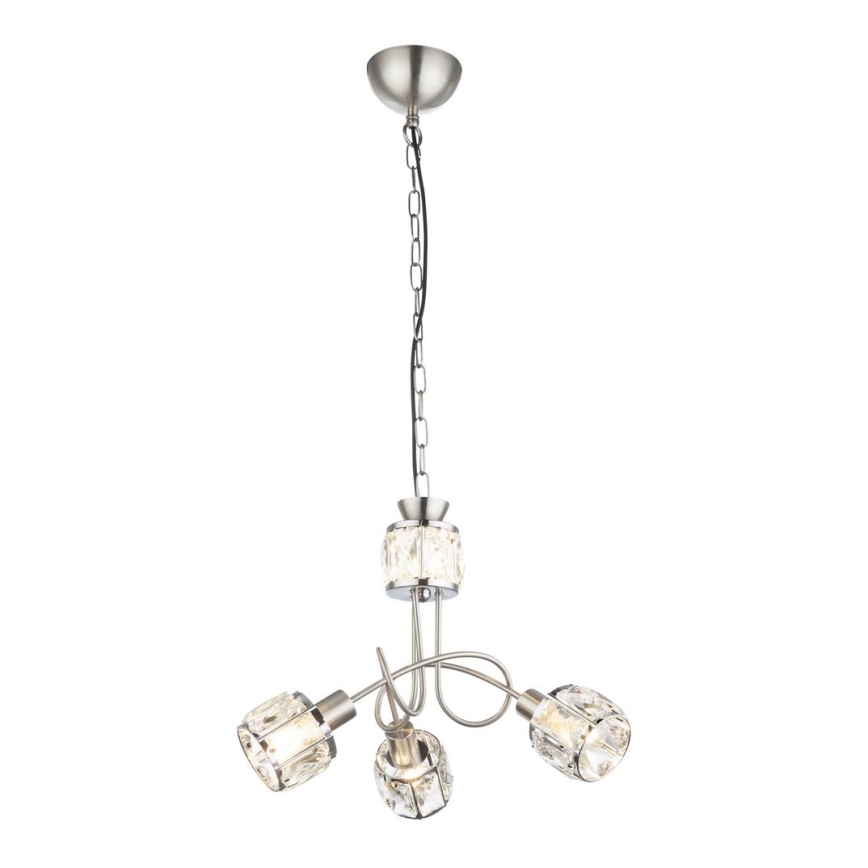 Globo - LED Chandelier on a chain 3xE14/40W/230V + LED/5W