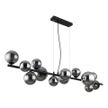 Globo - LED Chandelier on a string 13xG9/3,5W/230V smoky/black