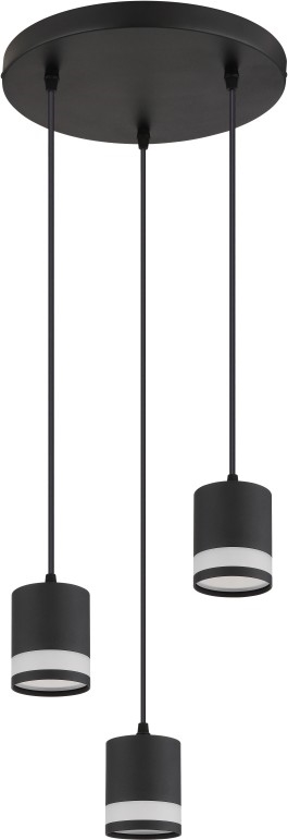 Globo - LED Chandelier on a string 3xGX53/7W/230V 3000K black