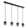 Globo - LED Chandelier on a string 4xGX53/7W/230V 3000K black