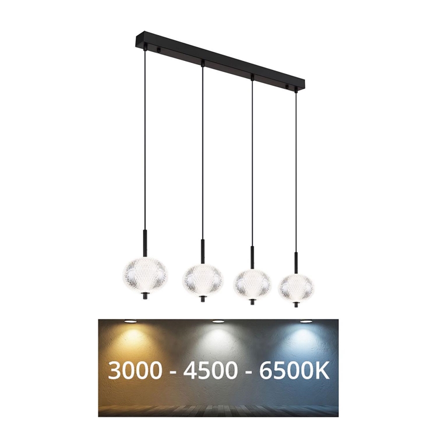 Globo - LED Chandelier on a string 4xLED/5,75W/230V 3000/4500/6500K