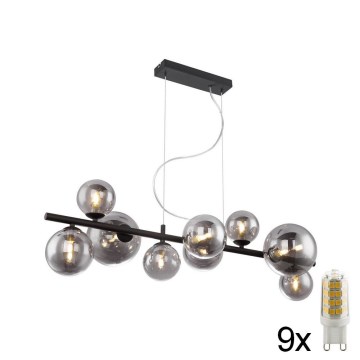 Globo - LED Chandelier on a string 9xG9/3W/230V