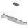 Globo - LED Chandelier on a string LED/35W/230V 3200K matte chrome