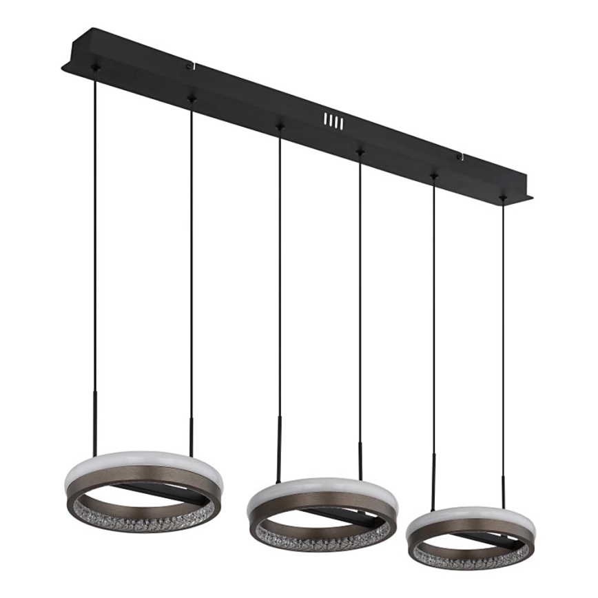 Globo - LED Chandelier on a string LED/40W/230V 3000/4000/6000K brown