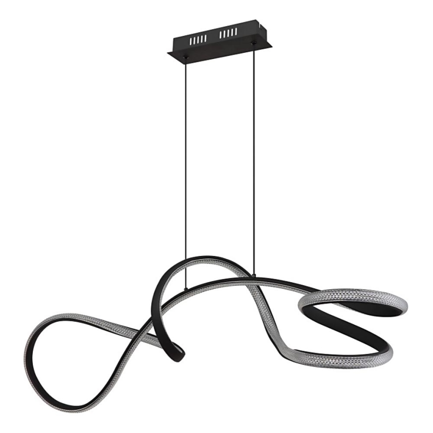 Globo - LED Chandelier on a string LED/40W/230V black