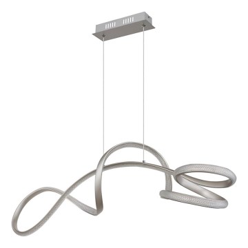 Globo - LED Chandelier on a string LED/40W/230V matte chrome