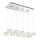 Globo - LED Chandelier on a string LED/92W/230V 4000K shiny chrome/clear