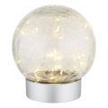 Globo - LED Decorative rechargeable table lamp 25xLED/0,06W/5V 600 mAh IP44