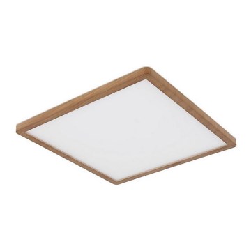 Globo - LED Dimmable bathroom ceiling light LED/18W/230V 29,4x29,4 cm IP44 brown