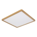 Globo - LED Dimmable bathroom ceiling light LED/18W/230V 3000K IP44 29,4x29,4 cm brass