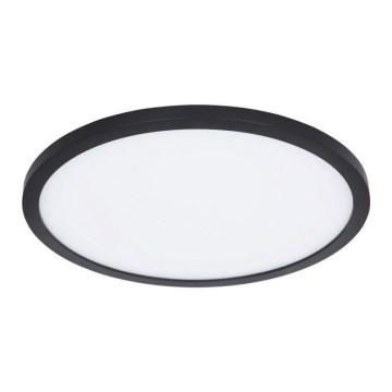 Globo - LED Dimmable bathroom ceiling light LED/18W/230V d. 29,4 cm IP44 black