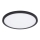 Globo - LED Dimmable bathroom ceiling light LED/18W/230V d. 29,4 cm IP44 black