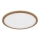 Globo - LED Dimmable bathroom ceiling light LED/18W/230V d. 29,4 cm IP44 brown