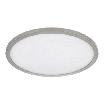 Globo - LED Dimmable bathroom ceiling light LED/18W/230V d. 29,4 cm IP44 matte chrome