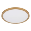Globo - LED Dimmable bathroom ceiling light LED/24W/230V 3000K IP44 d. 42 cm brass