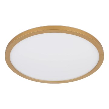 Globo - LED Dimmable bathroom ceiling light LED/24W/230V 3000K IP44 d. 42 cm brass