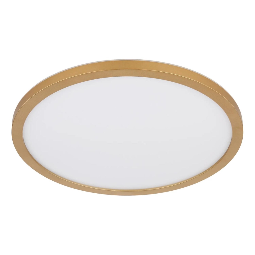 Globo - LED Dimmable bathroom ceiling light LED/24W/230V 3000K IP44 d. 42 cm brass