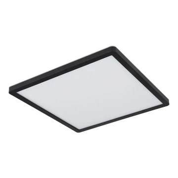 Globo - LED Dimmable bathroom ceiling light LED/24W/230V 42x42 cm IP44 black