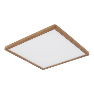 Globo - LED Dimmable bathroom ceiling light LED/24W/230V 42x42 cm IP44 brown