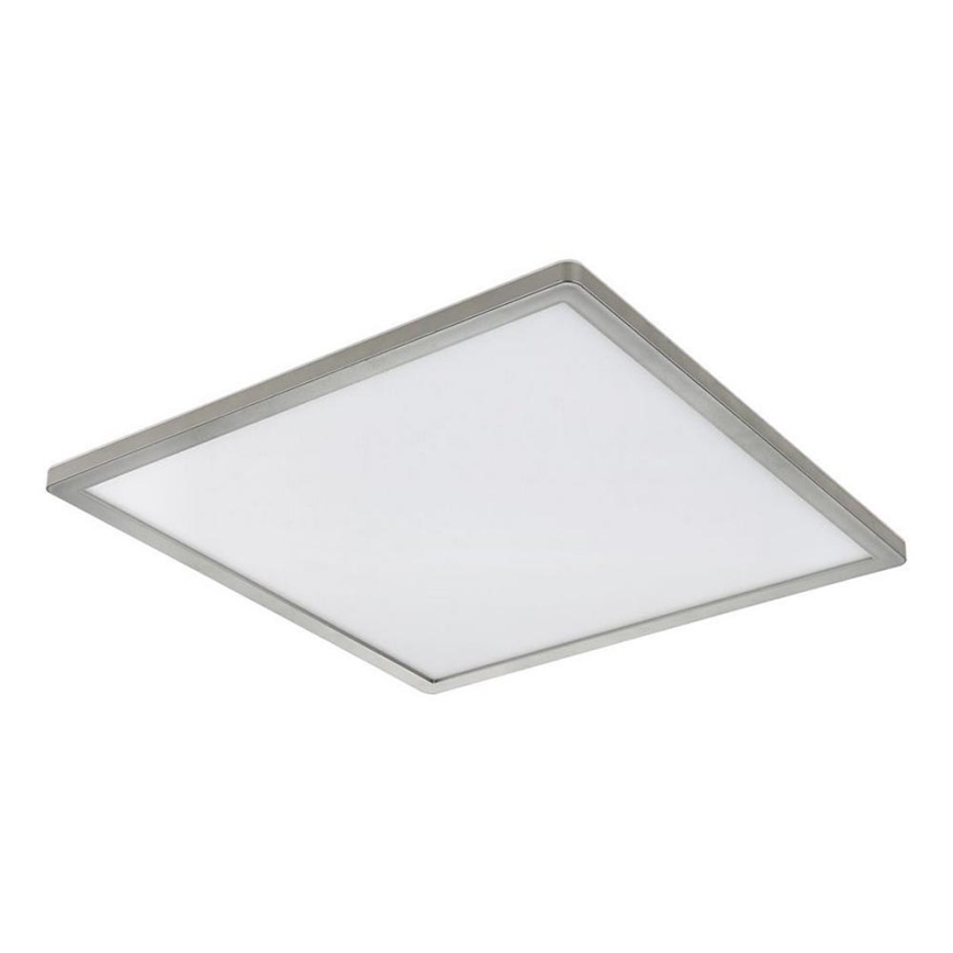 Globo - LED Dimmable bathroom ceiling light LED/24W/230V 42x42 cm IP44 matte chrome