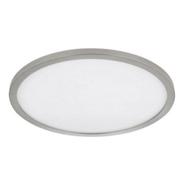 Globo - LED Dimmable bathroom ceiling light LED/24W/230V d. 42 cm IP44 matte chrome