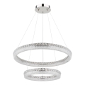 Globo - LED Dimmable Cable Pendant Light LED/72W/230V 2700-6000K clear + remote control