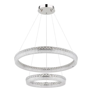 Globo - LED Dimmable Cable Pendant Light LED/72W/230V 2700-6000K clear + remote control