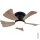 Globo - LED Dimmable ceiling fan LED/10W/230V 3000-6500K brown + remote control