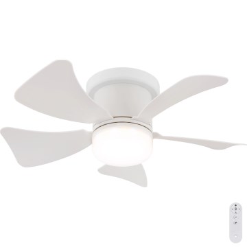 Globo - LED Dimmable ceiling fan LED/10W/230V 3000-6500K white + remote control