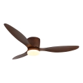 Globo - LED Dimmable ceiling fan LED/20W/230V 3000-6500K + remote control