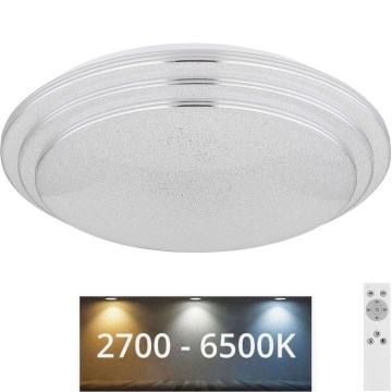 Globo - LED Dimmable ceiling light LED/18W/230V d. 40 cm 2700-6500K + remote control