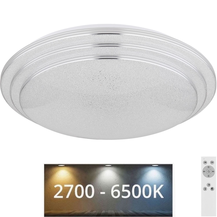 Globo - LED Dimmable ceiling light LED/18W/230V d. 40 cm 2700-6500K + remote control