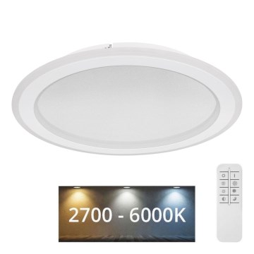 Globo - LED Dimmable ceiling light LED/24W/230V 2700-6000K + remote control