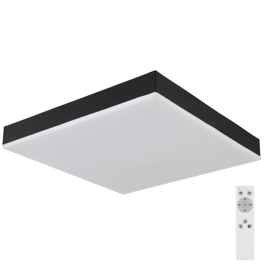 Globo - LED Dimmable ceiling light LED/24W/230V 2700-6500K black + remote control