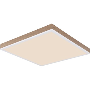 Globo - LED Dimmable ceiling light LED/24W/230V 2700-6500K + remote control brown/white