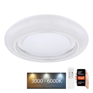 Globo - LED Dimmable ceiling light LED/28W/230V 3000-6000K Tuya WiFi + remote control