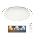 Globo - LED Dimmable ceiling light LED/30W/230V 3000-6500K + remote control