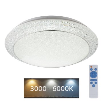 Globo - LED Dimmable ceiling light LED/40W/230V 3000-6000K + remote control