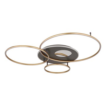 Globo - LED Dimmable ceiling light LED/70W/230V 2700-6500K gold + remote control