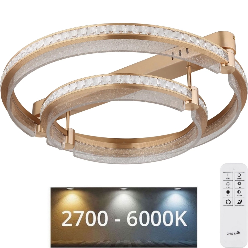 Globo - LED Dimmable ceiling light LED/78W/230V 2700K-6000K + remote control